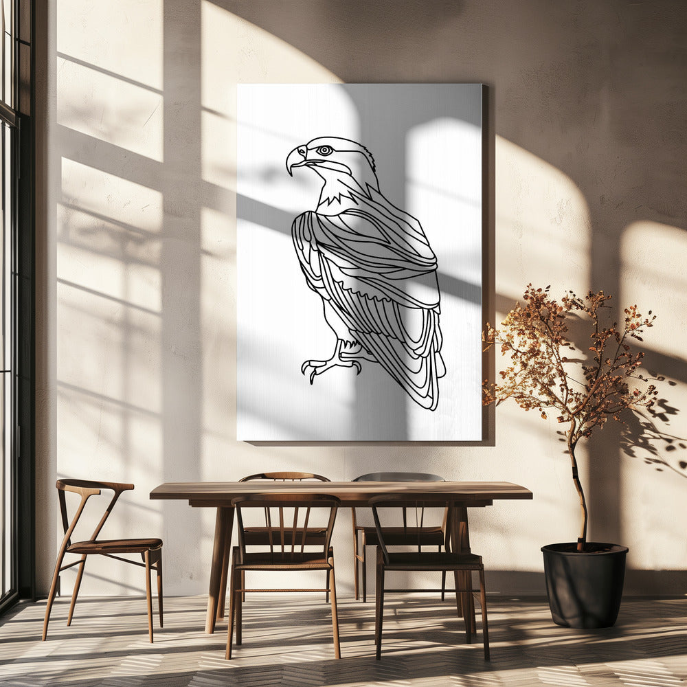 Line Eagle | Canvas