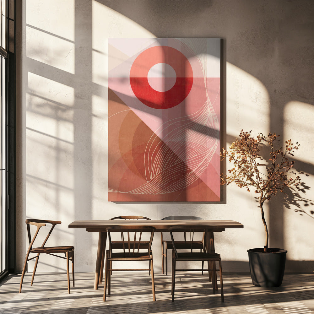 Abstract Above the mountain | Canvas