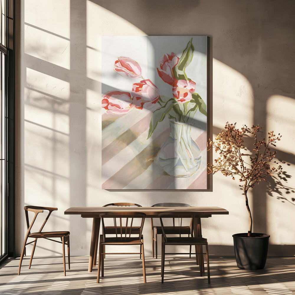 Tulips in a vase | Canvas