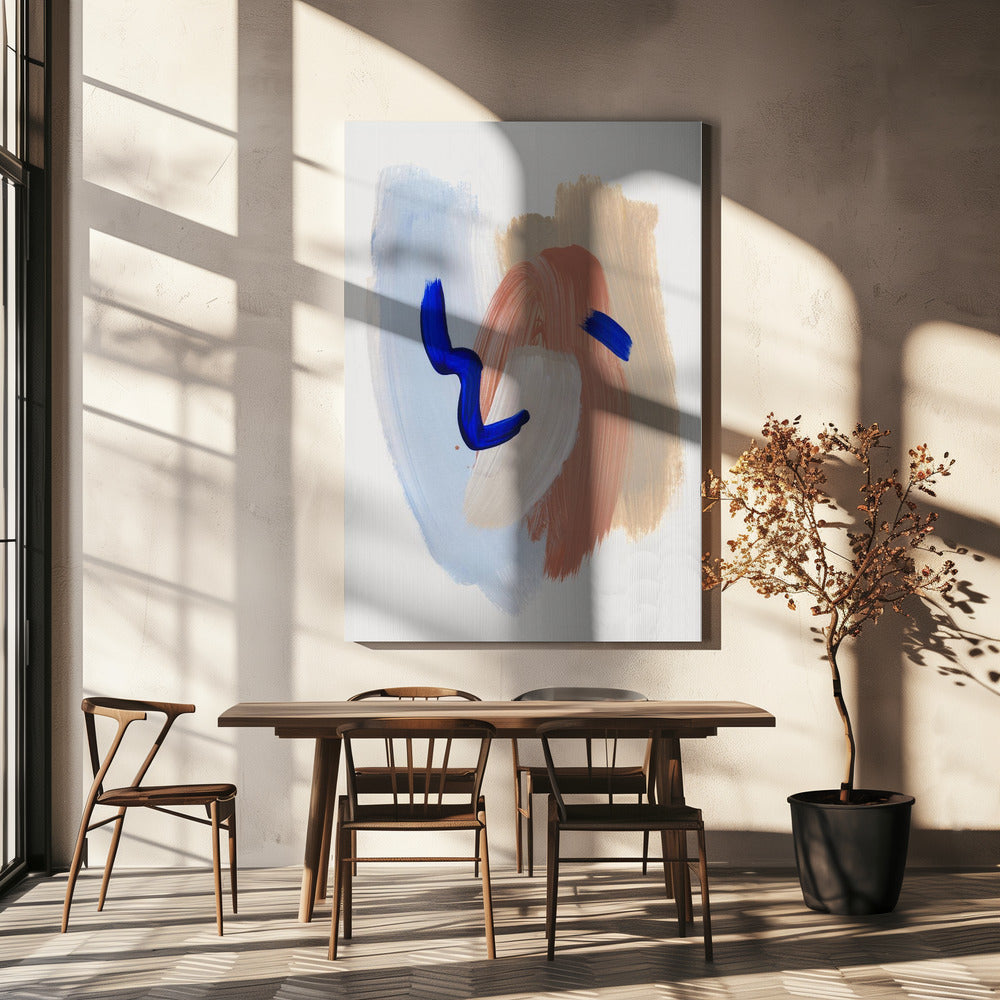 Abstract Brush Strokes 141 | Canvas