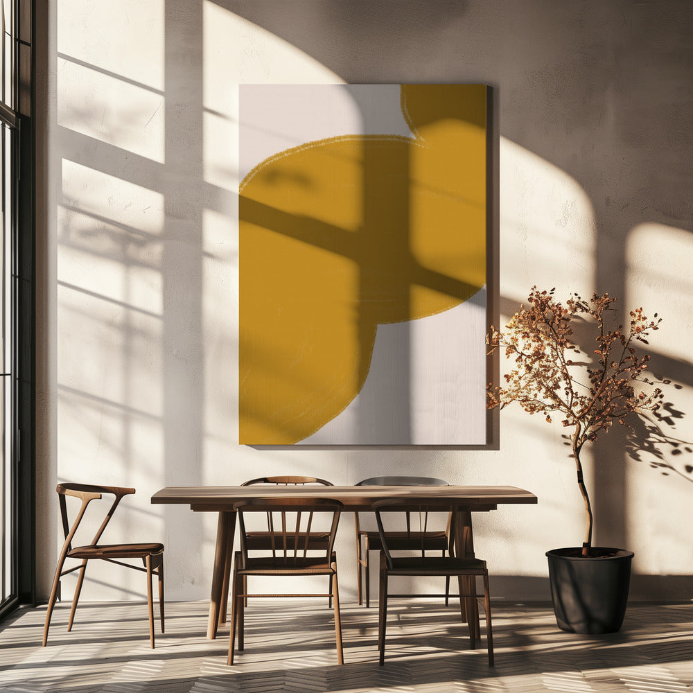 Golden Swirl Path | Canvas