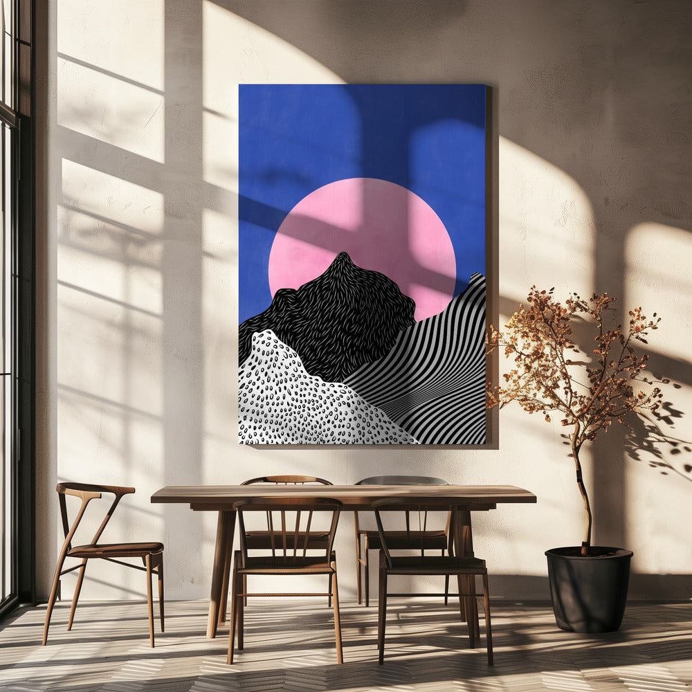 Surreal Peaks View | Canvas