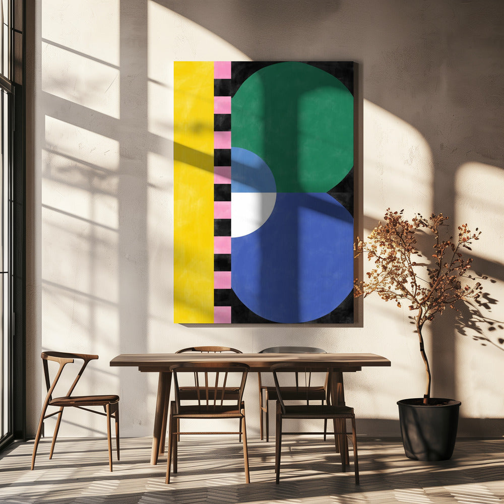 Colorful Geometry Block and shapes | Canvas