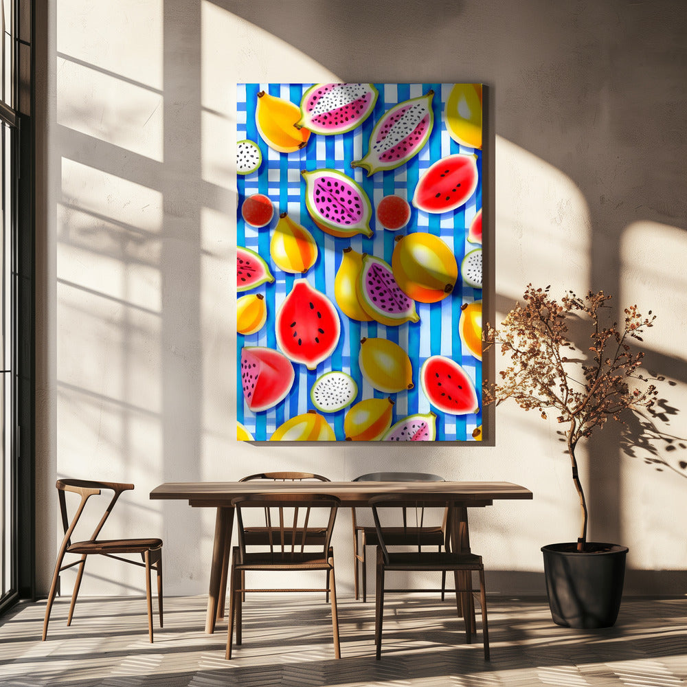 Tropical Fruit Pop | Canvas