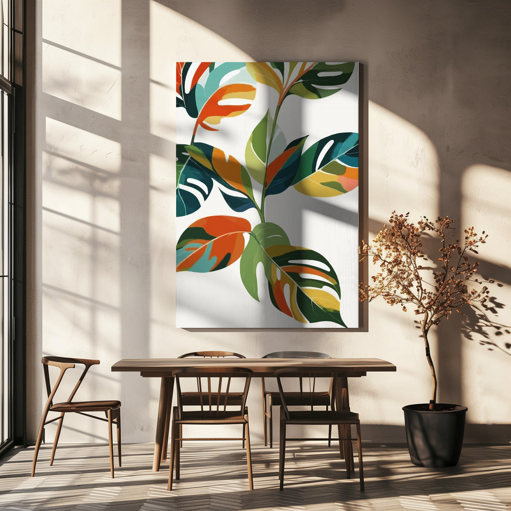 Botanical Celebration of Color | Canvas