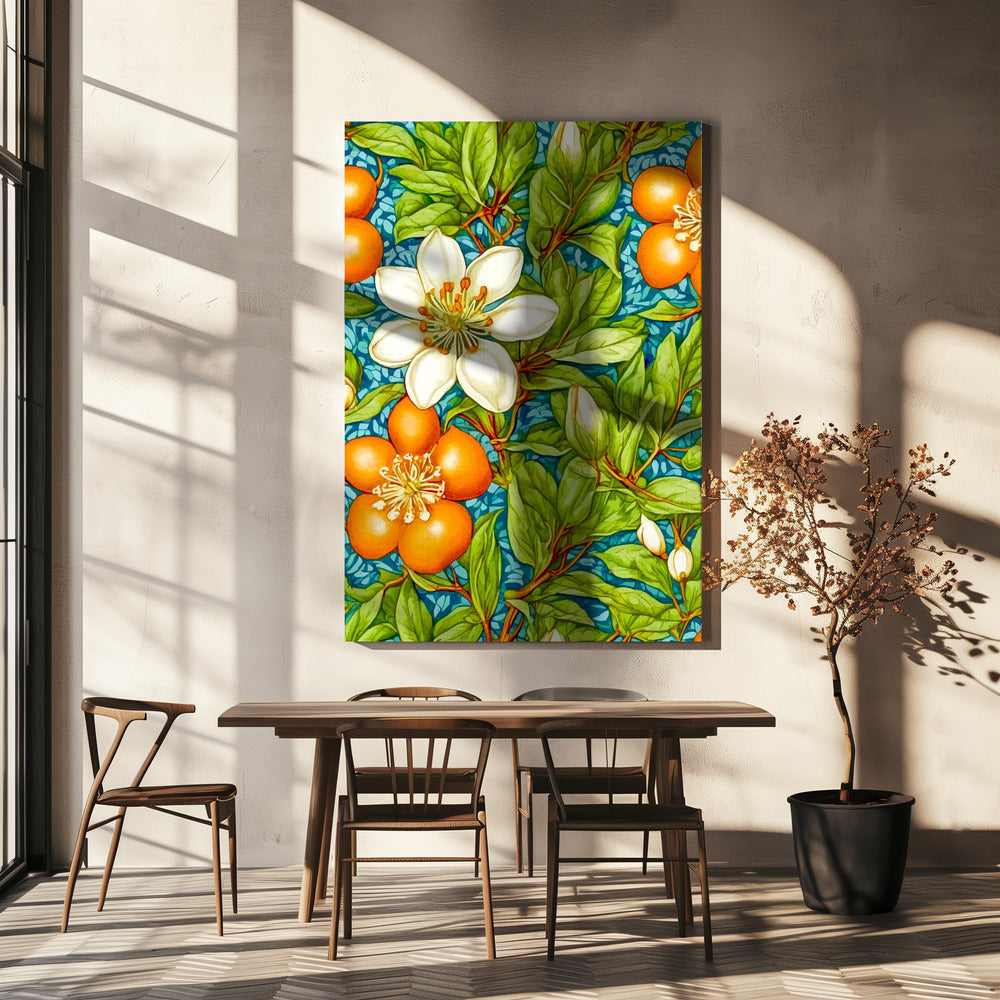 Orange Blossom Nature Plant | Canvas