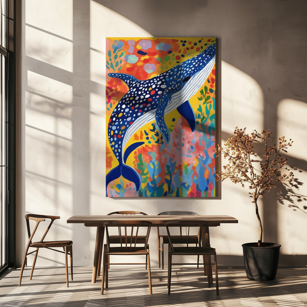 Spotted Whale | Canvas
