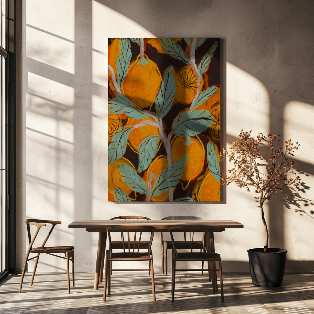 Orange Orchard Vibes | Canvas
