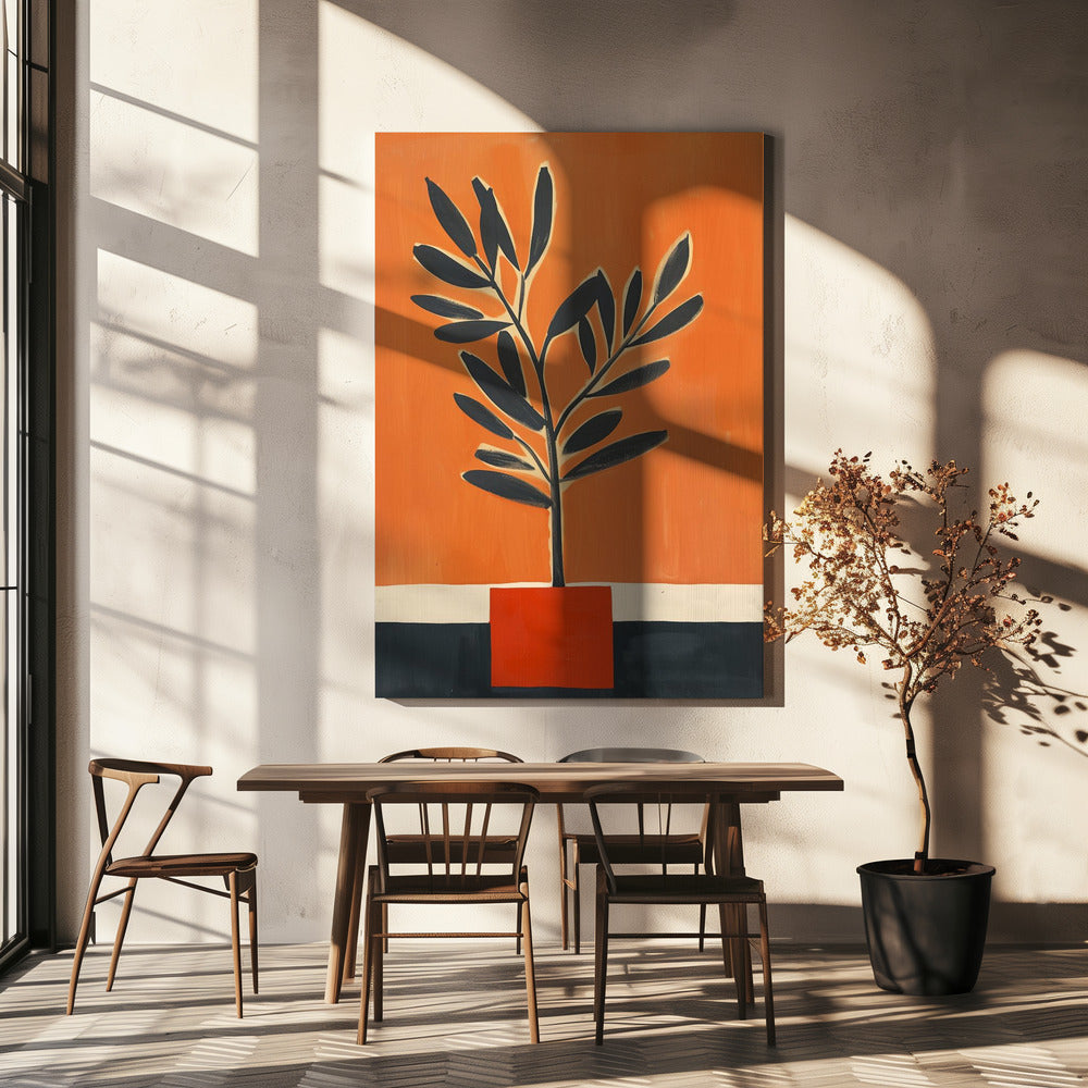 Orange Plant | Canvas