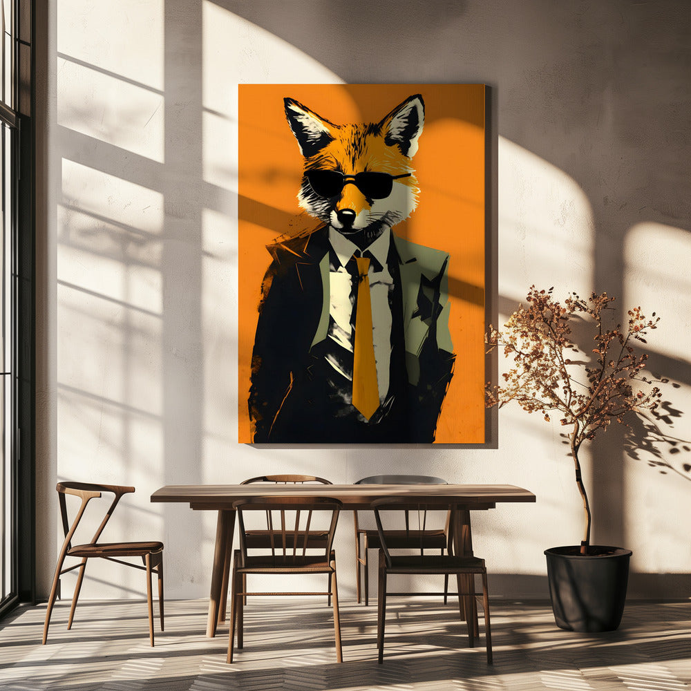 Fox In a Suit | Canvas