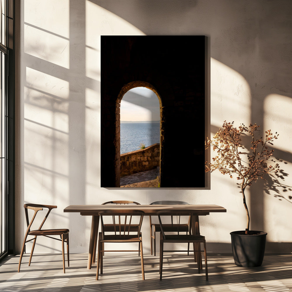 Peeking through | Amalfi Coast Italy | Canvas