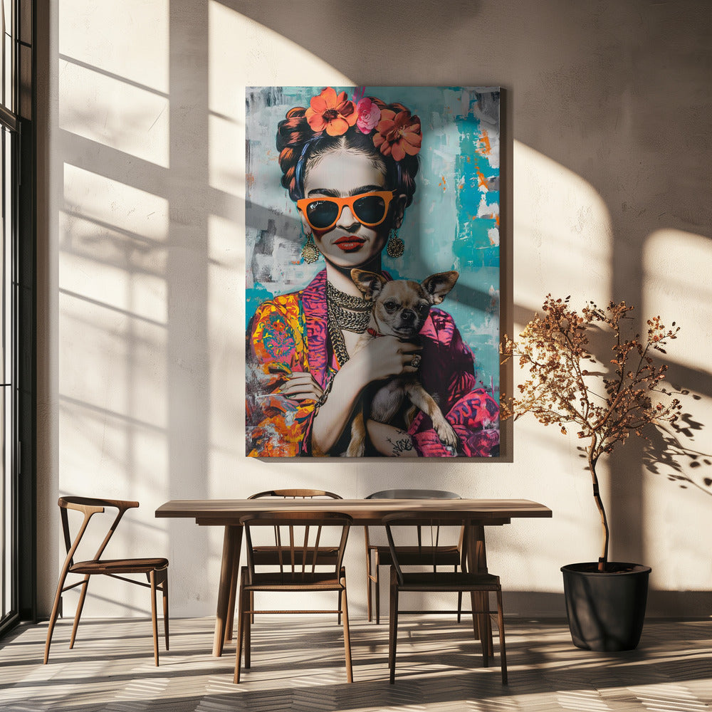 Frida Chihuahua | Canvas