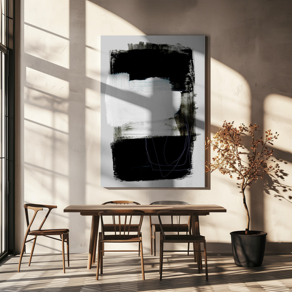 Abstract Brush Strokes 130 | Canvas