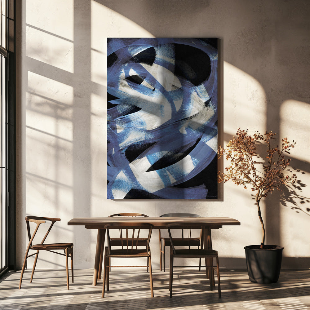 Abstract Brush Strokes 128 | Canvas