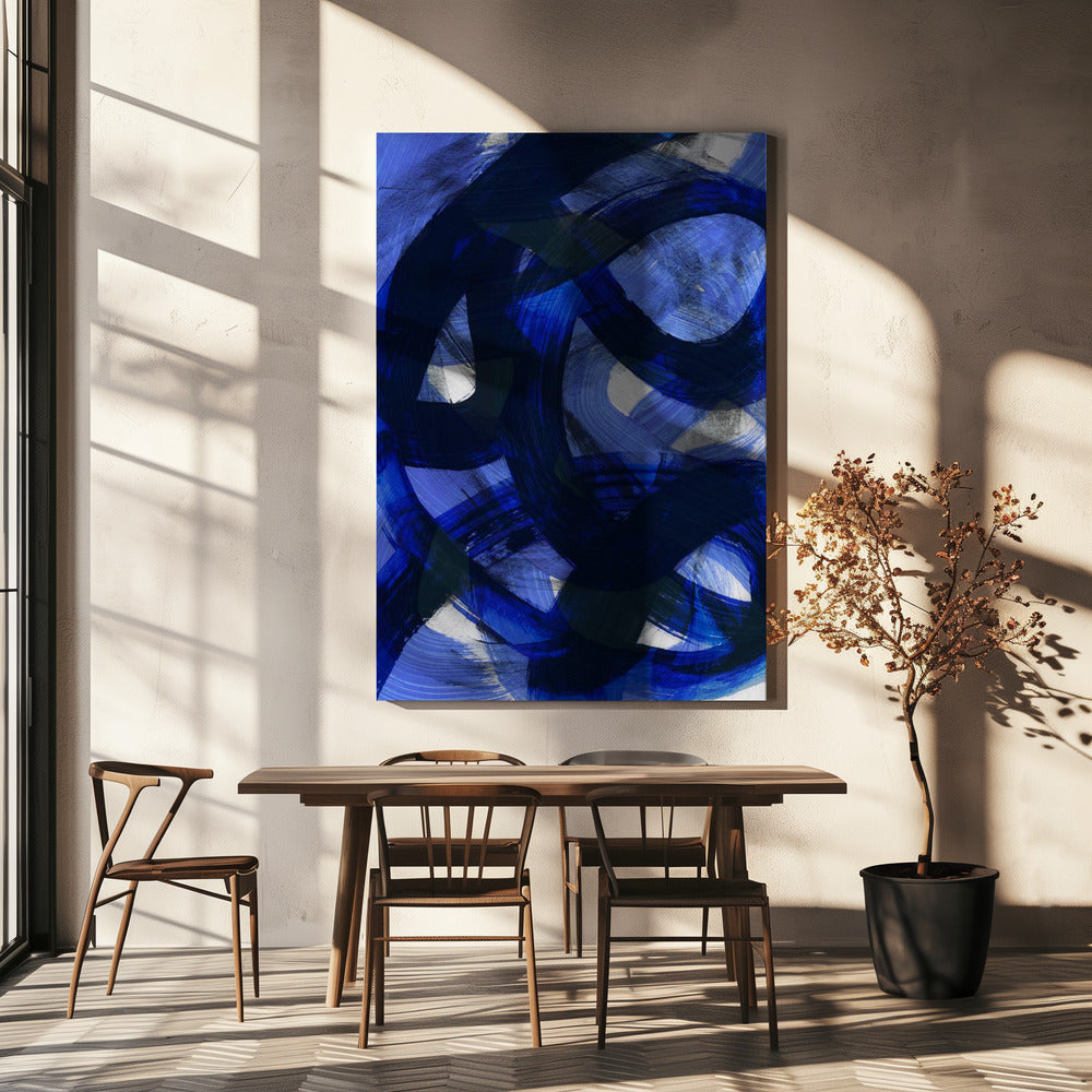 Abstract Brush Strokes 147 | Canvas