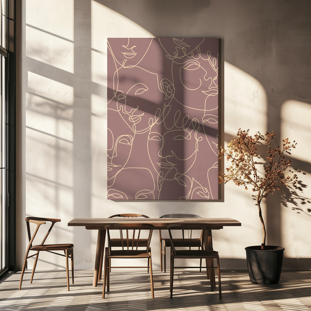 Feminine Patterns Poster 08 | Canvas