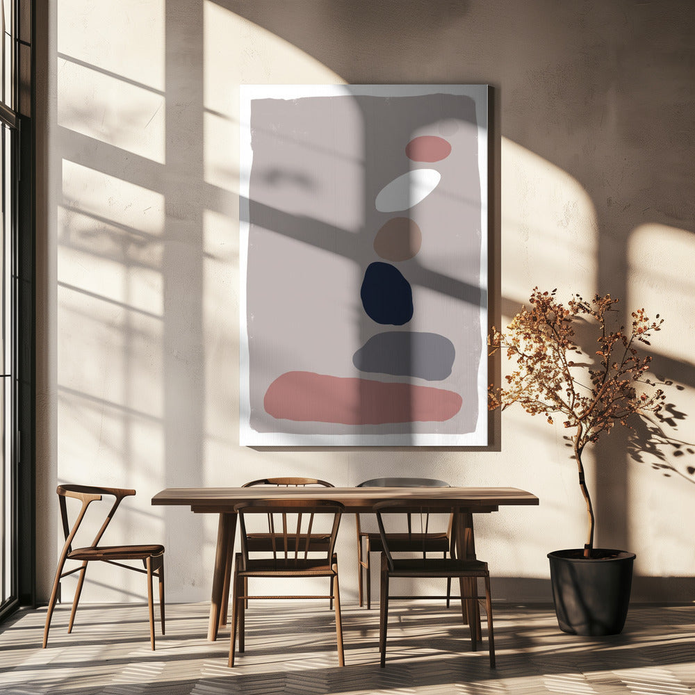 Abstract Pebbles | Canvas