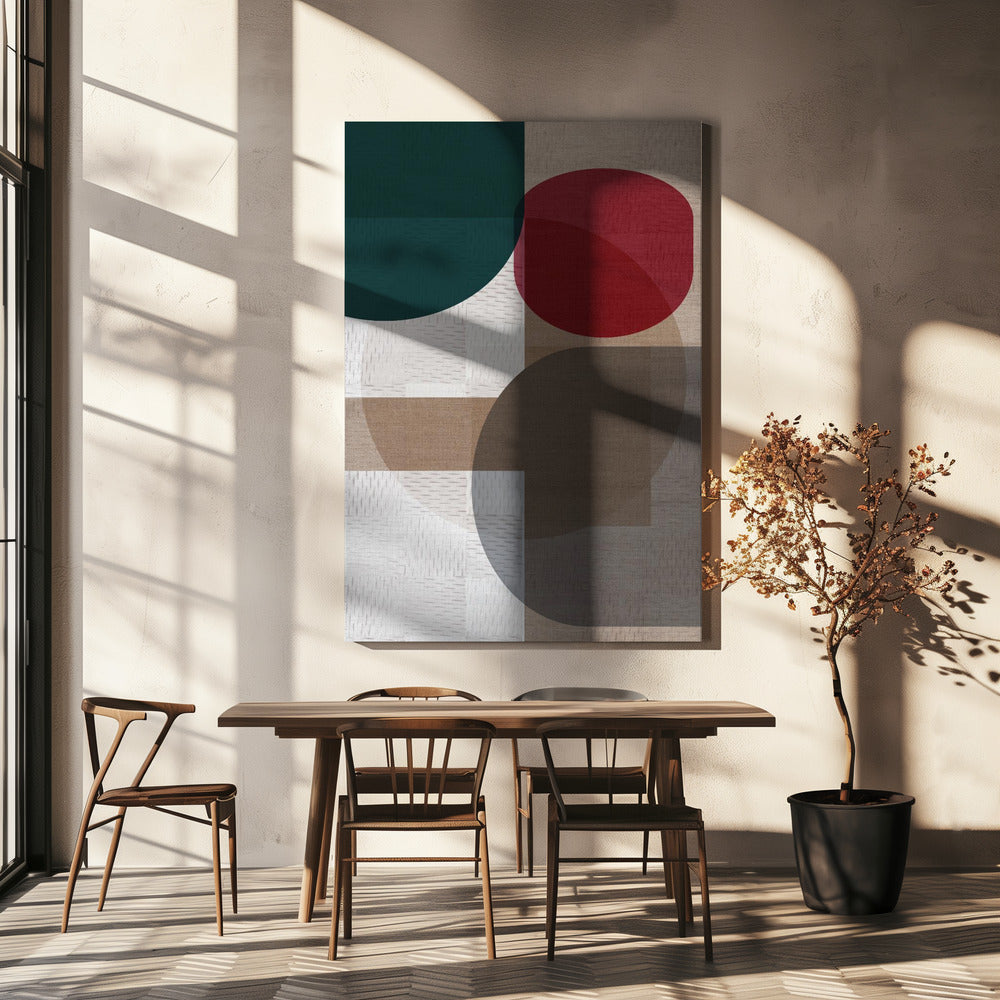 Woven Blue Green Red 2 | Canvas