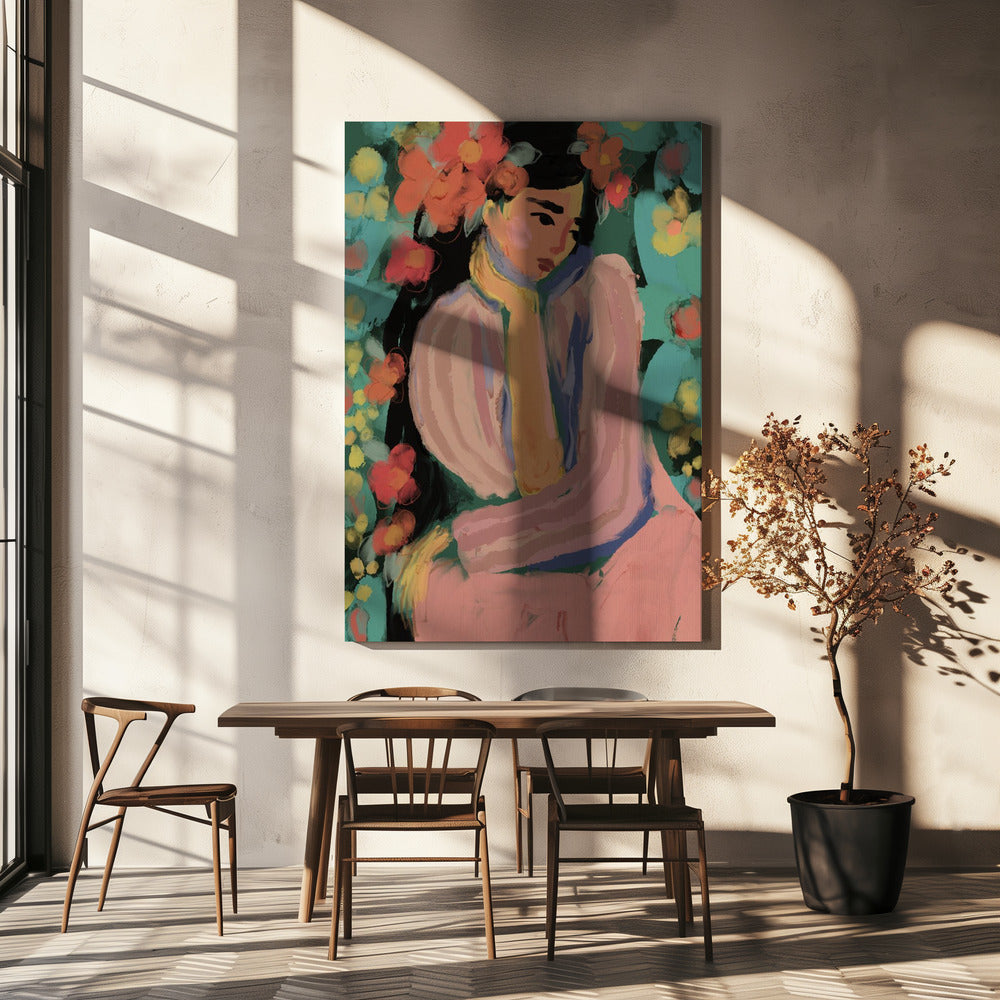 Pensive Blooms | Canvas