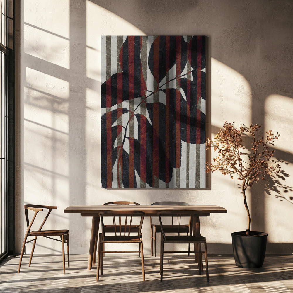 Striped Botanical | Canvas