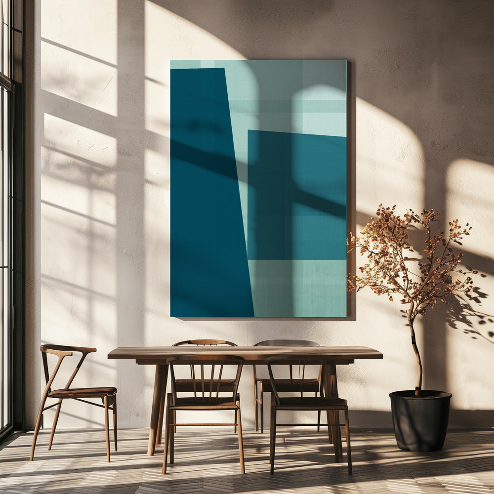 Woven Teal Jam 2 | Canvas