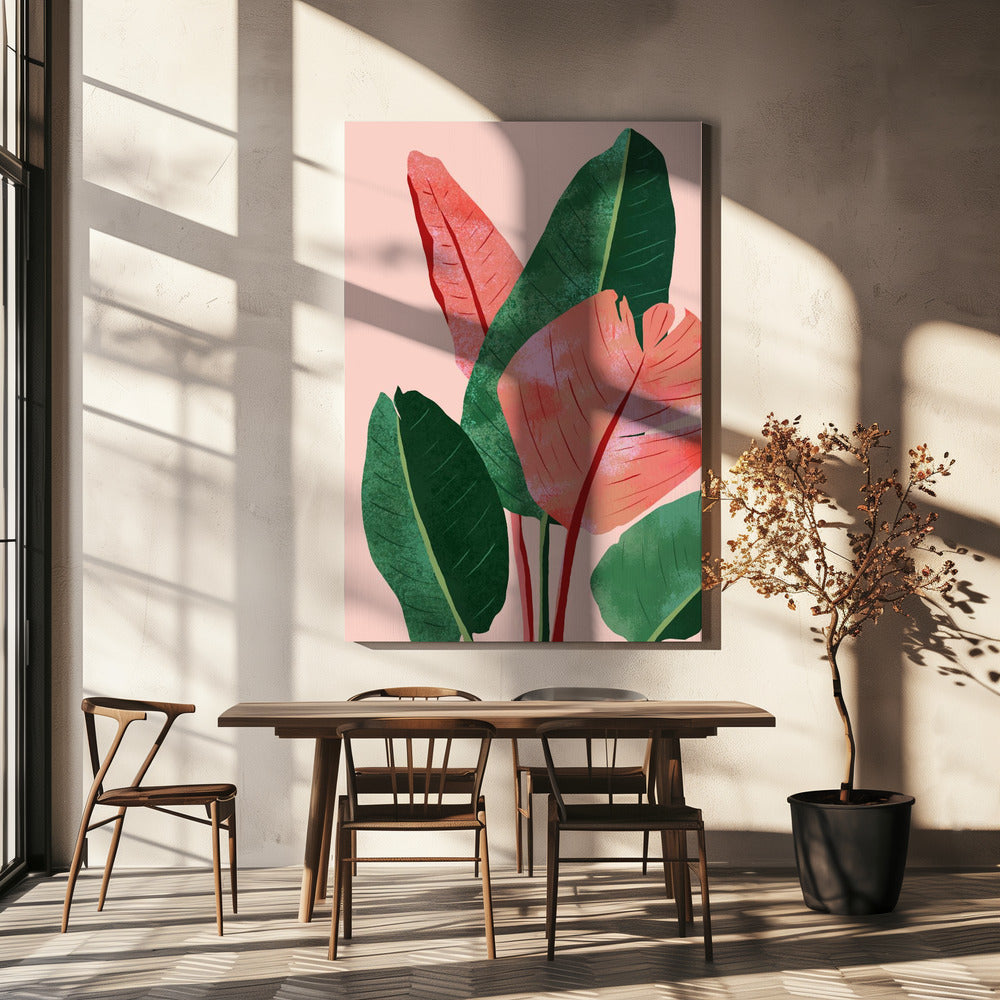 Blush Tropical | Canvas