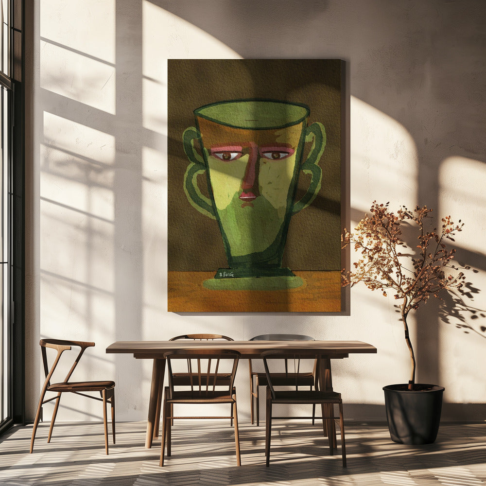 Mug man brown version | Canvas