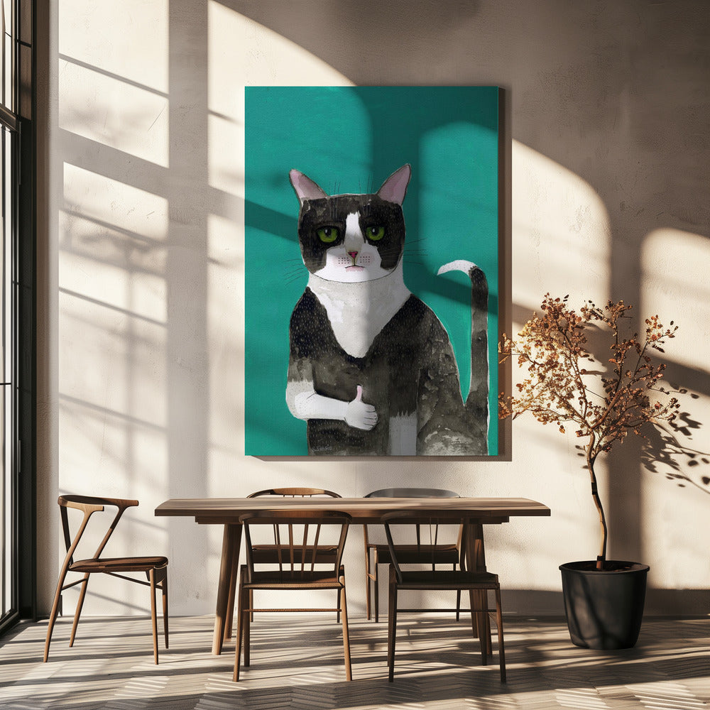 Cat thumbs up | Canvas