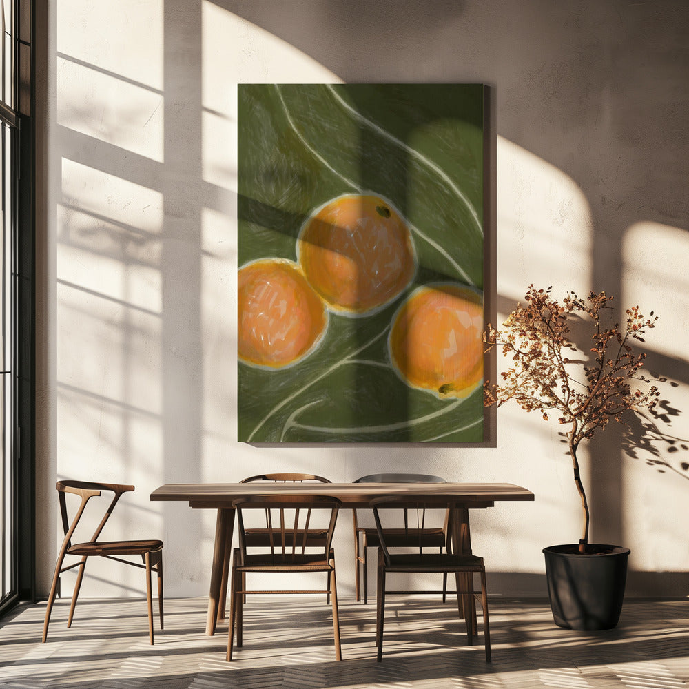 KH Studio - The Colors Orange &amp; Green | Canvas