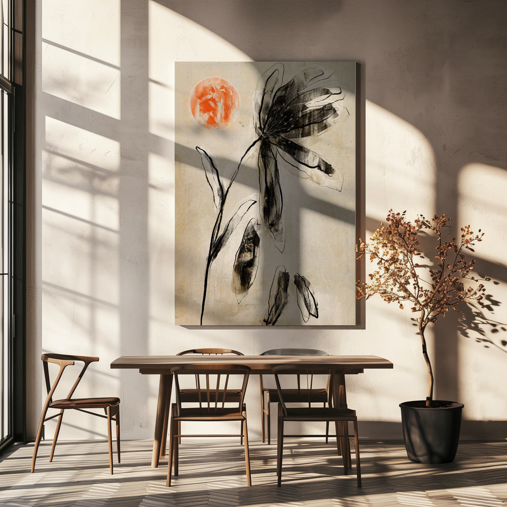 Shadowed Bloom | Canvas