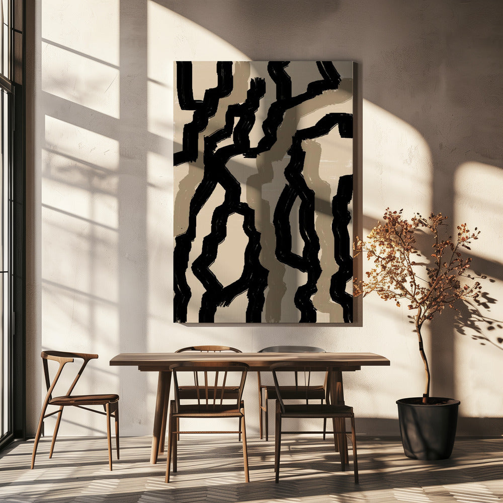 Zigzag Reflections | Canvas