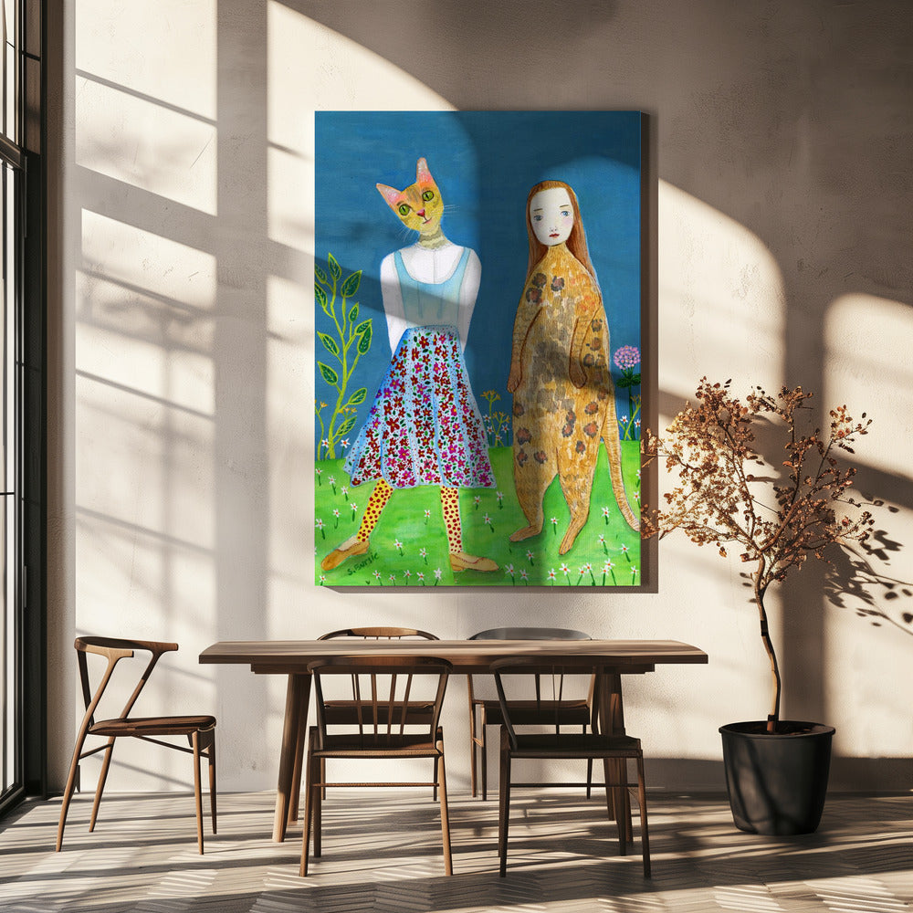 Switched Heads - Cat Lovers | Canvas