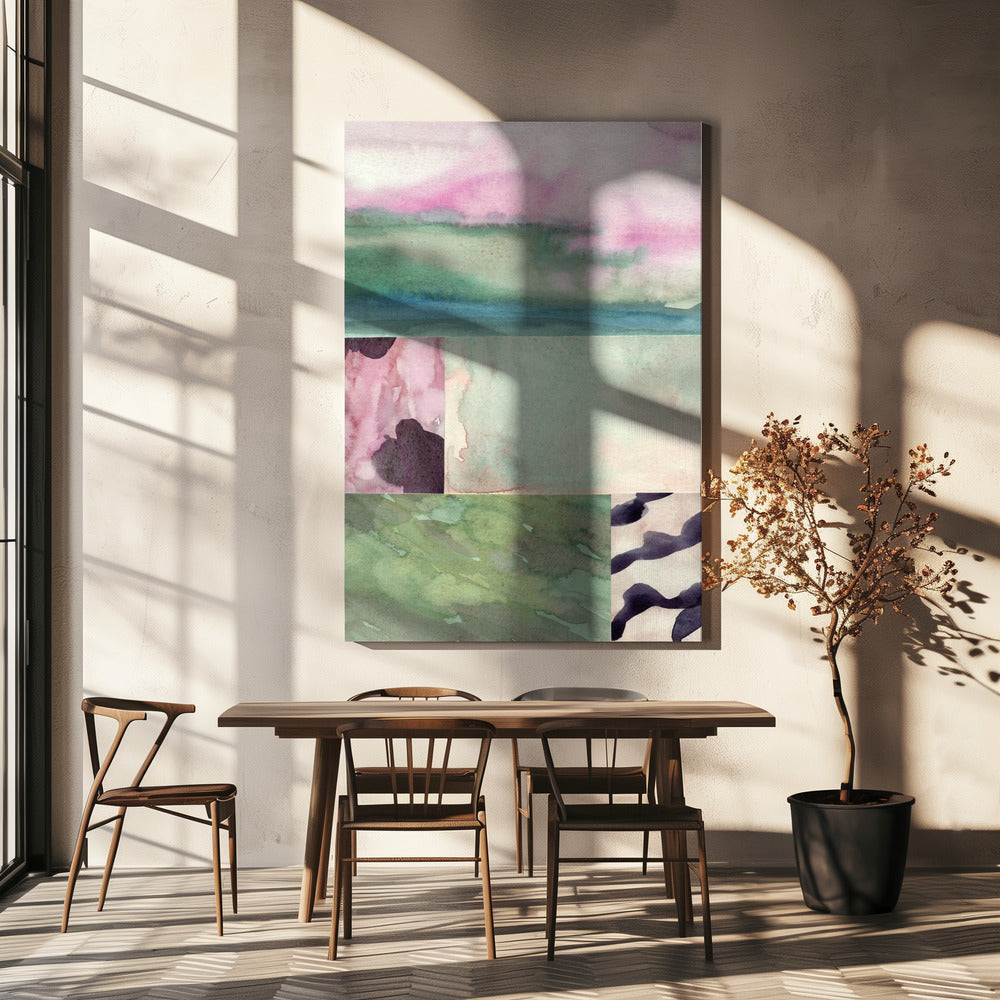 Watercolor abstract composition 10 | Canvas