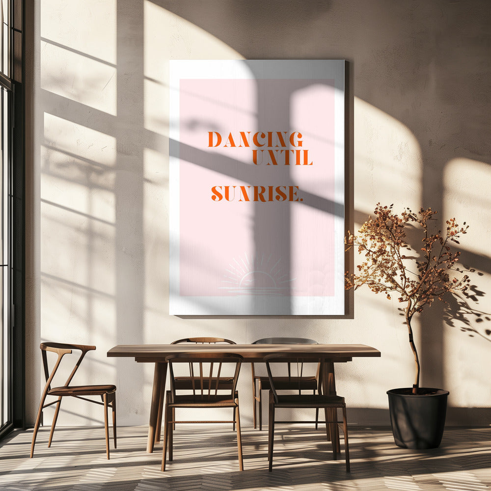 Dancing until sunrise | Canvas