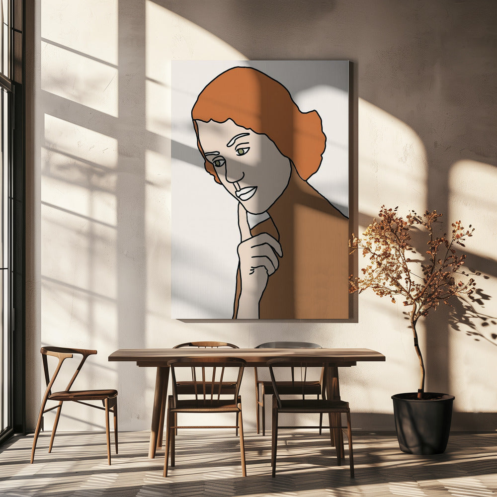 Thinking Woman | Canvas
