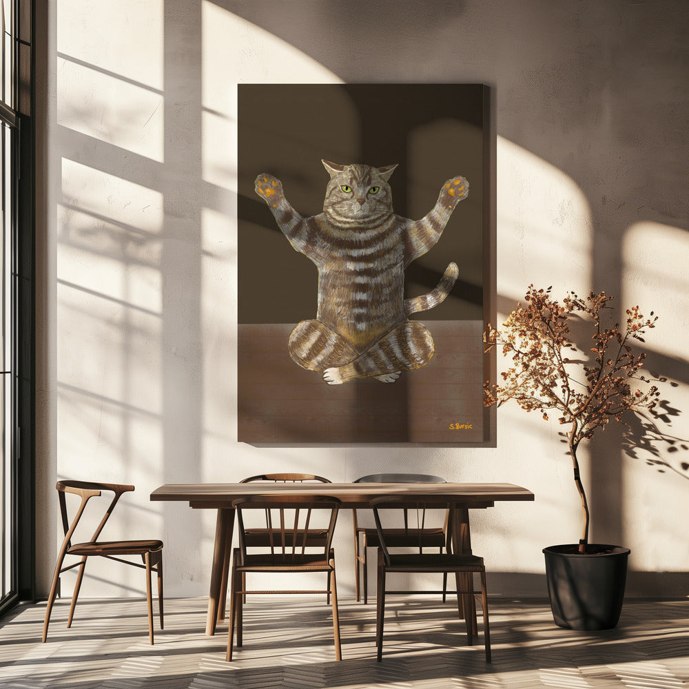 Yoga Cat | Canvas