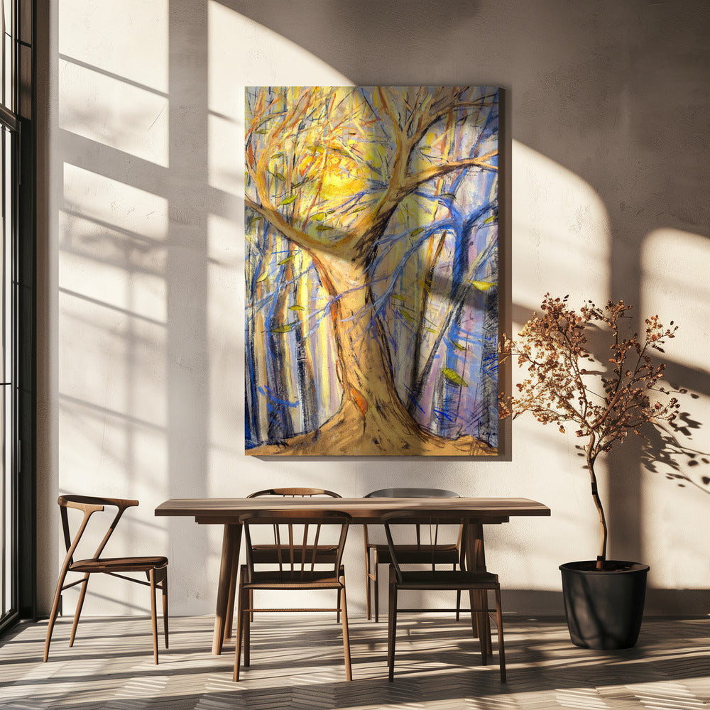 Radiant Forest Glow | Canvas