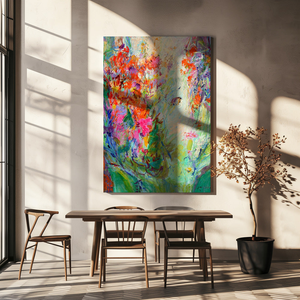 Vibrant Garden Bliss | Canvas