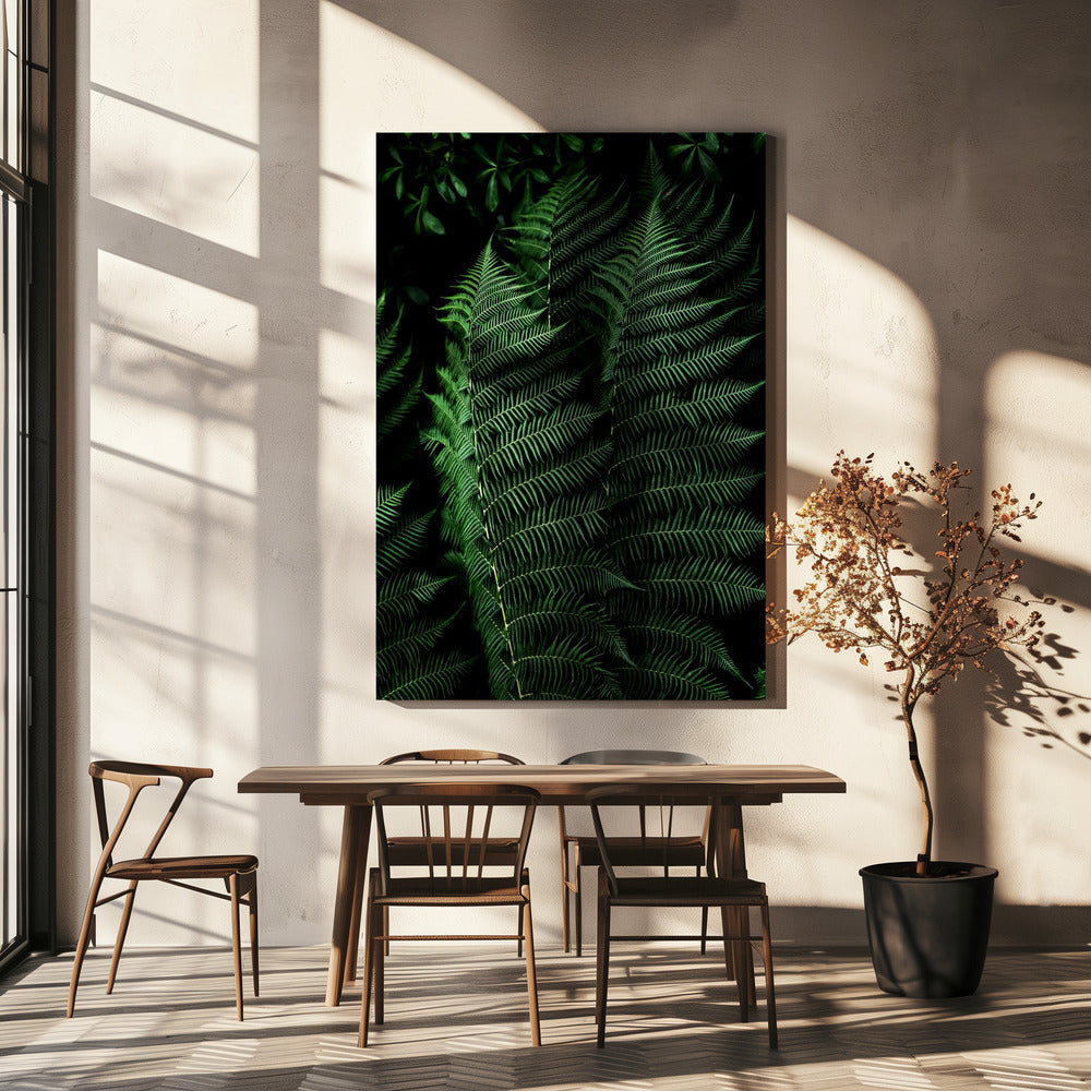 Dark Leaves 16 | Canvas