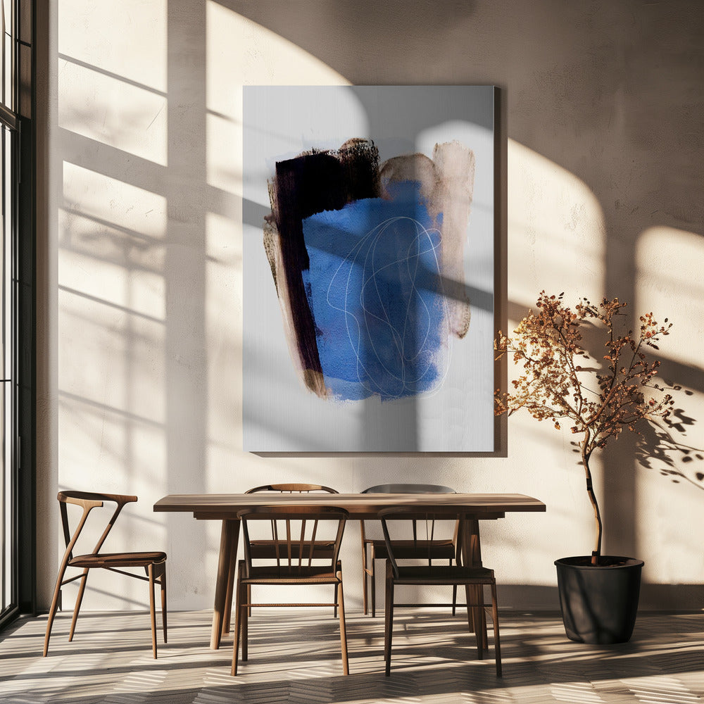 Abstract Brush Strokes 55 | Canvas