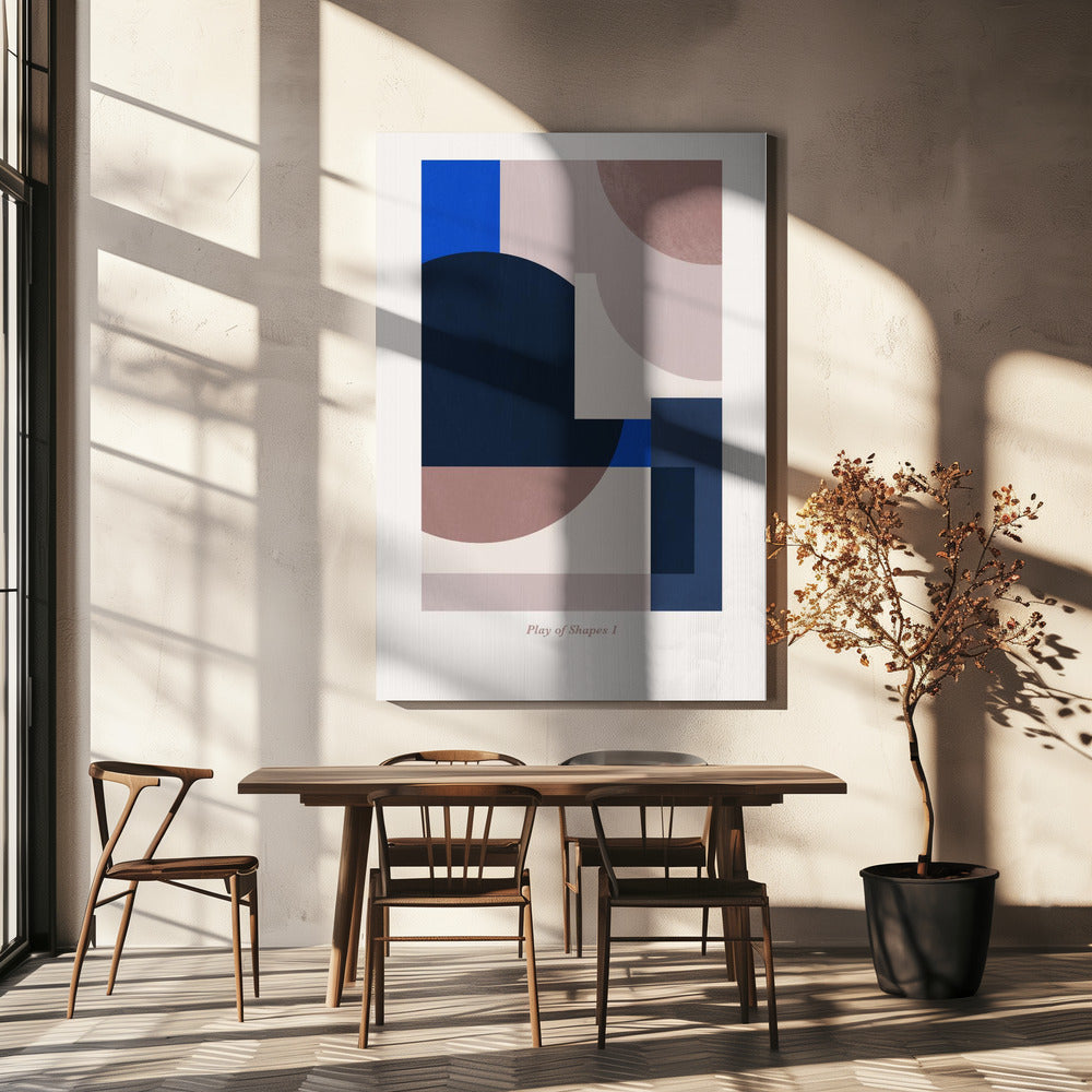 Play of Shapes 1 | Canvas