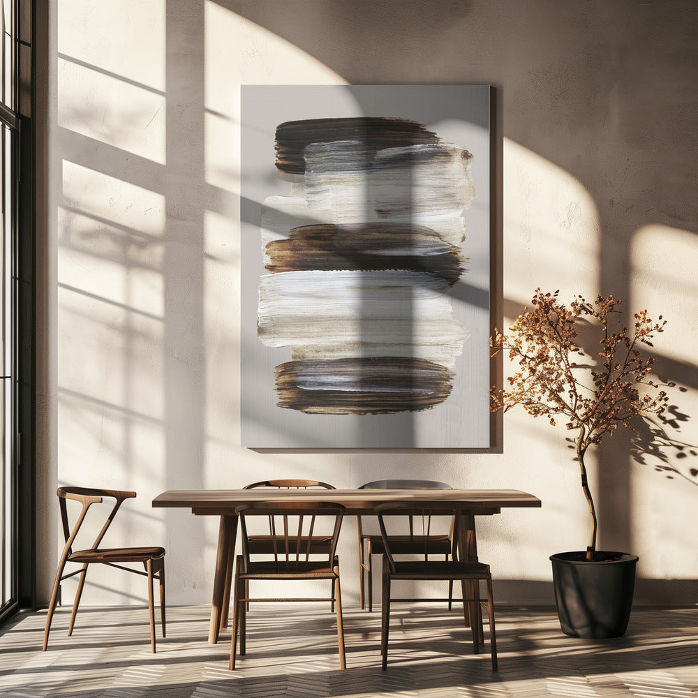 Abstract Brush Strokes 108 | Canvas