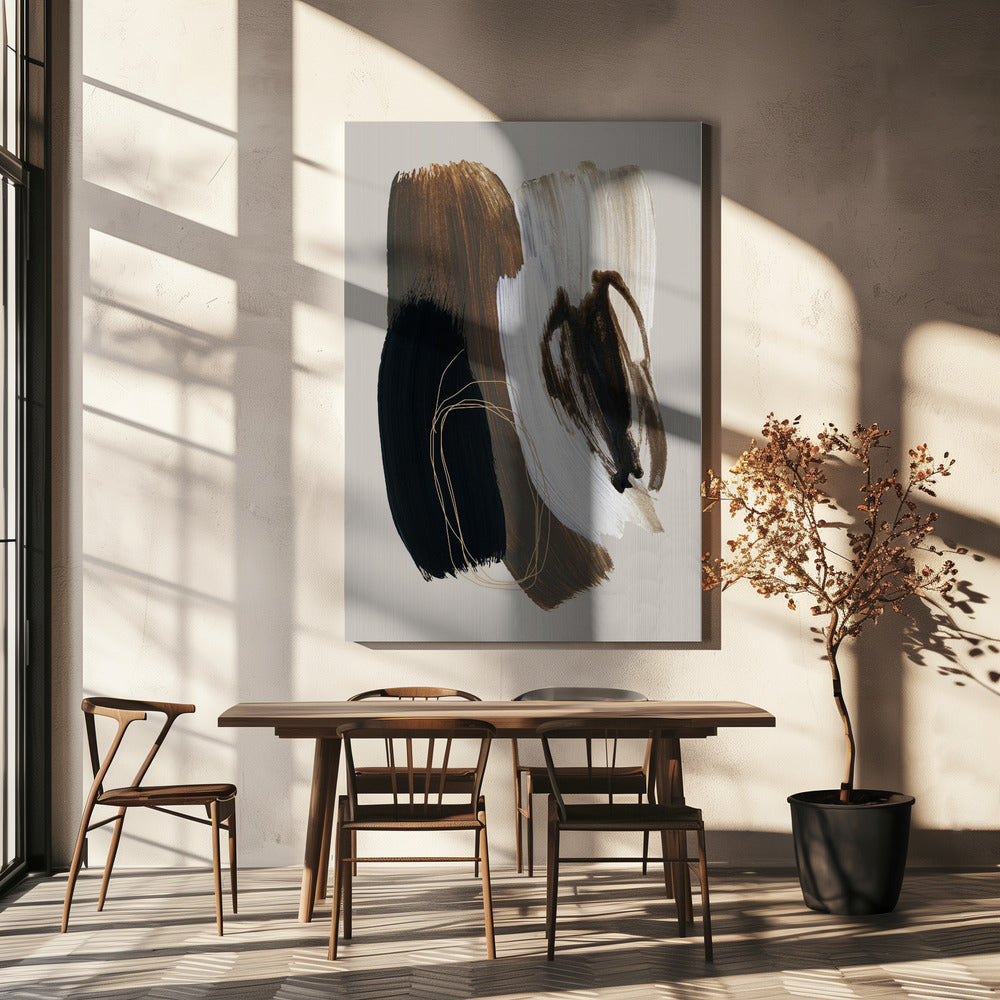 Abstract Brush Strokes 108X | Canvas