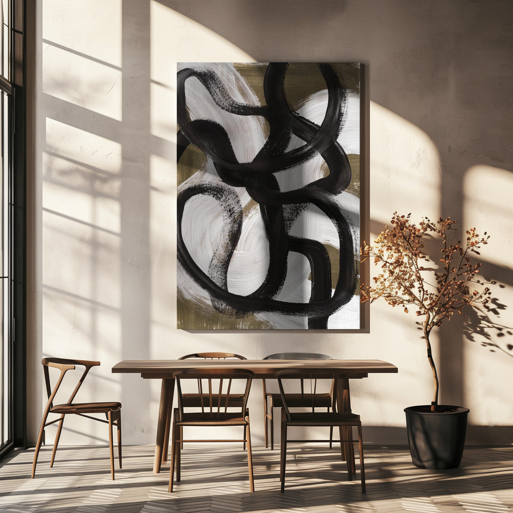 Abstract Brush Strokes 127X | Canvas