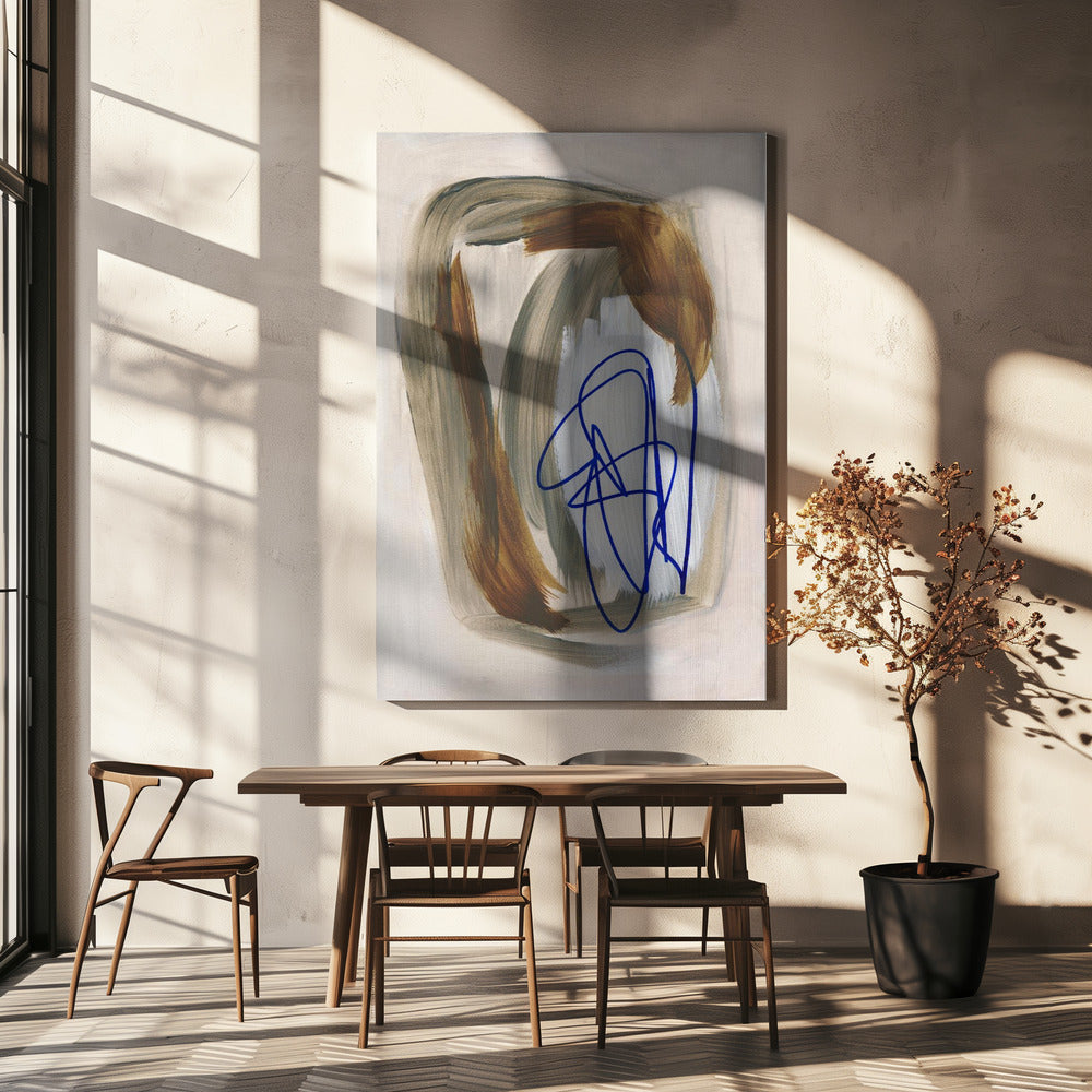 Abstract Brush Strokes 156 | Canvas