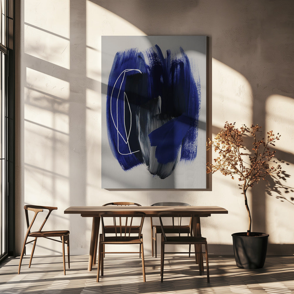 Abstract Brush Strokes 158 | Canvas