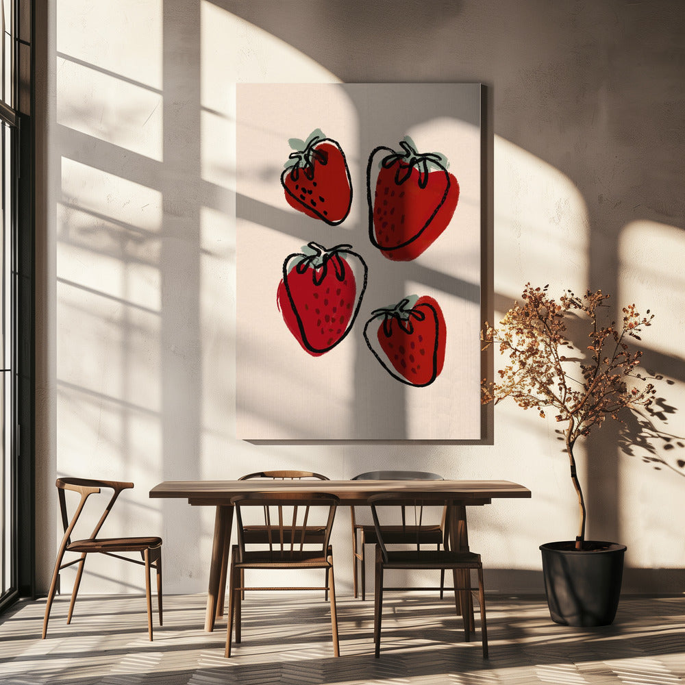 Berry Delight Sketch | Canvas