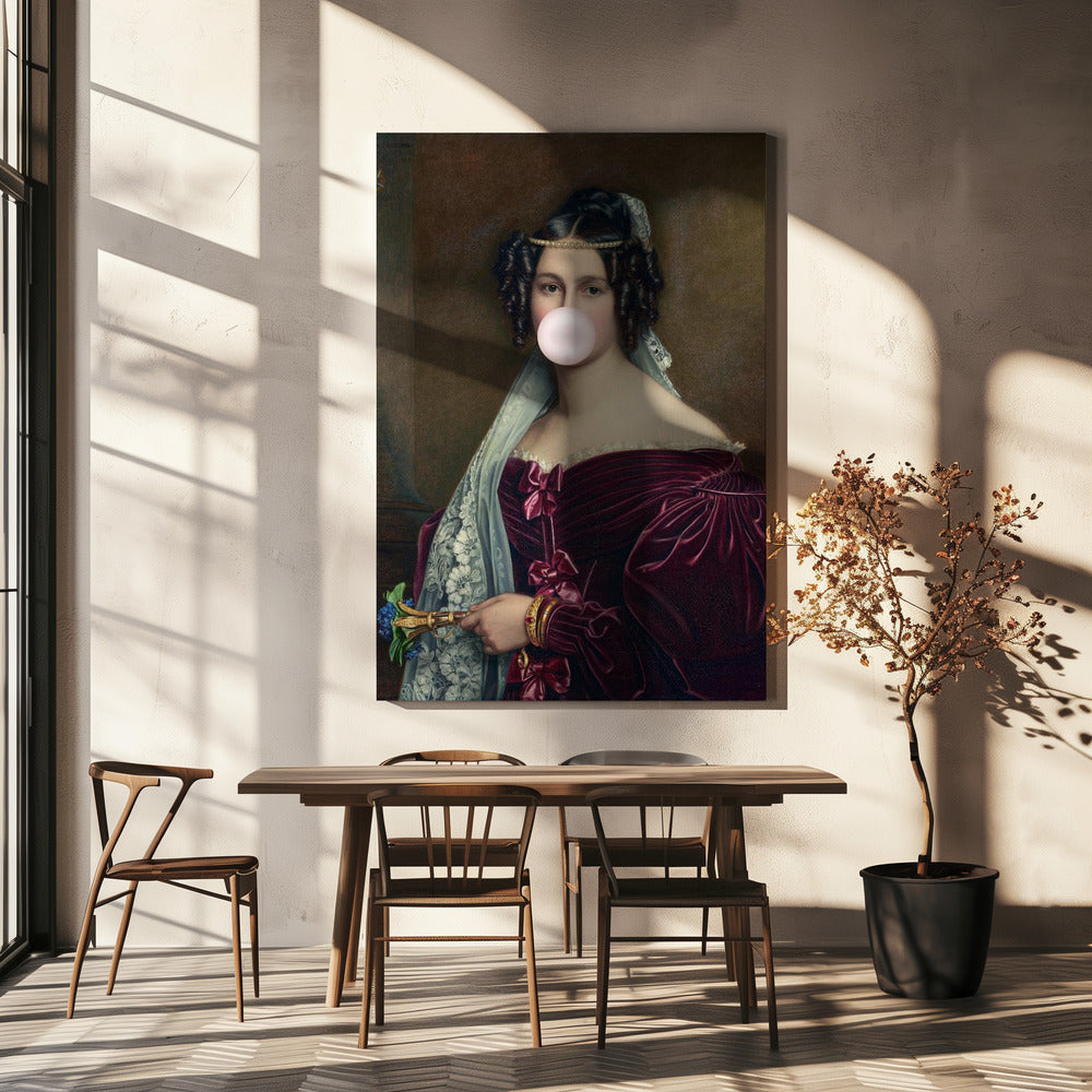 Bubblegumcrescentia Ratioiso | Canvas