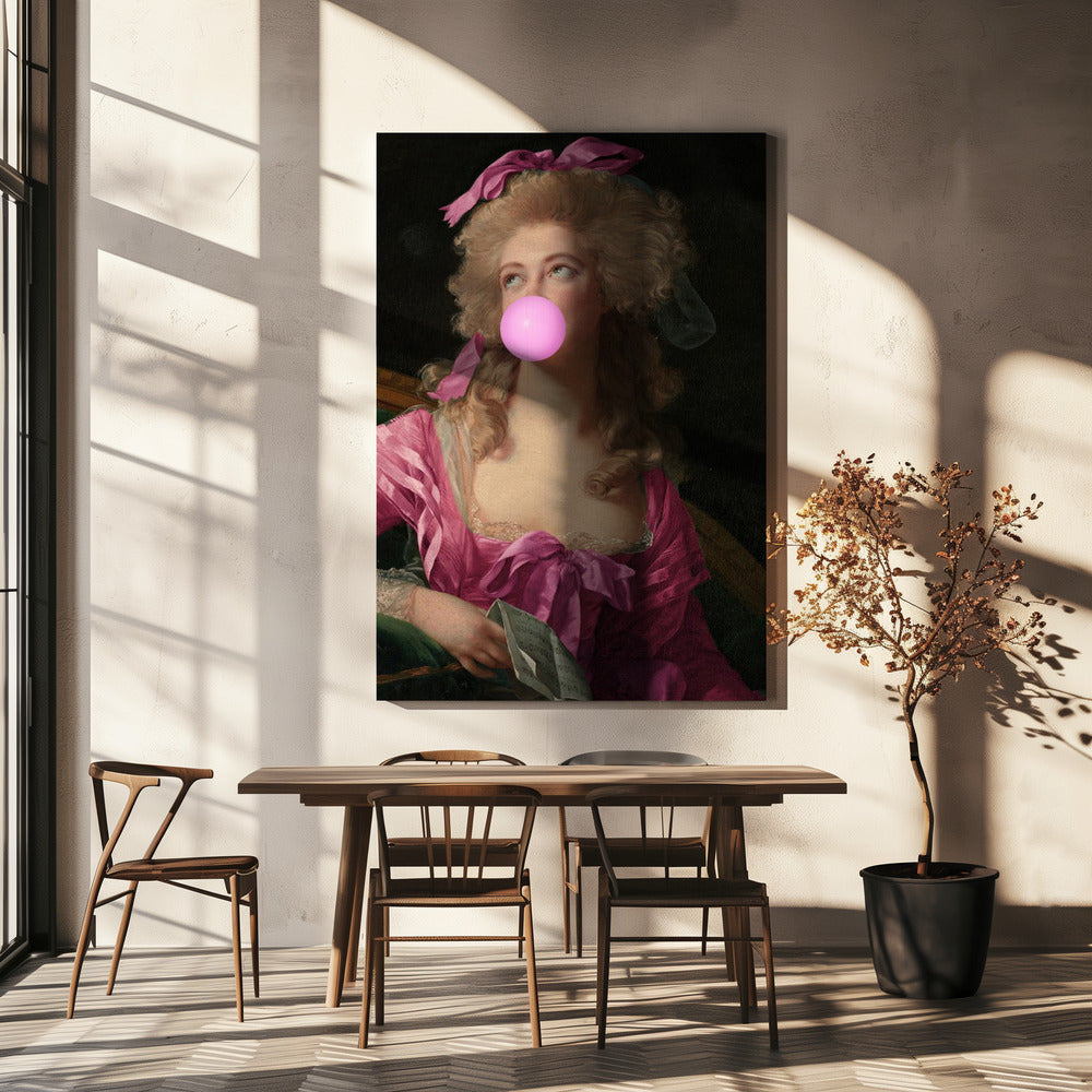 Bubblegummadame Pink Copy 2 | Canvas