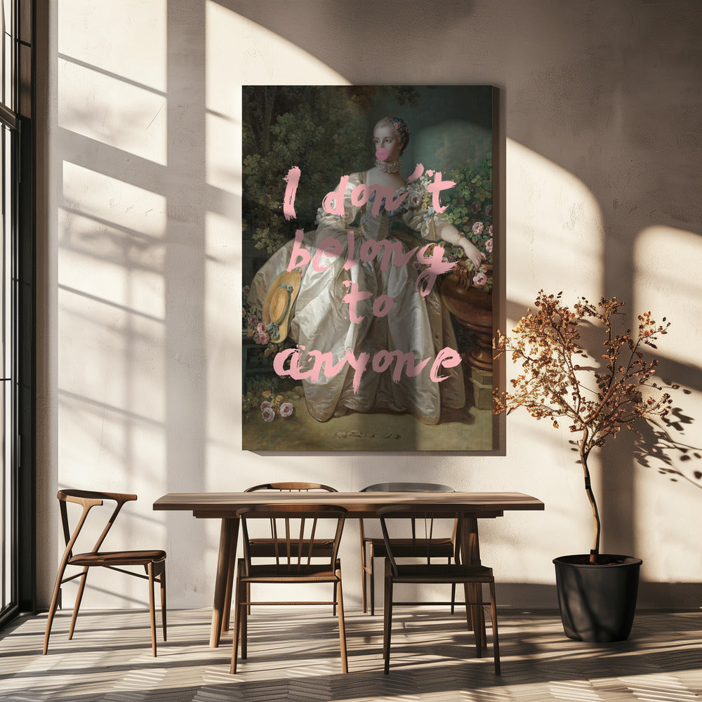 Dontbelongtoanyone2 Ratioiso | Canvas